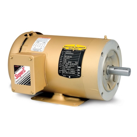 Baldor-Reliance .5Hp, 1735Rpm, 3Ph, 60Hz, 56C, 3514M, Tefc, F1, CEM3538-BG CEM3538-BG